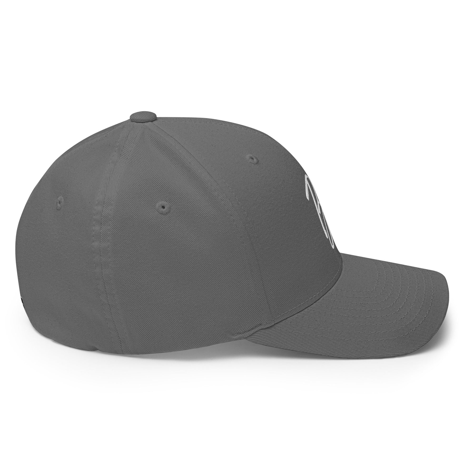 Black Square Golf BS Flexfit Hat - Grey - S/M