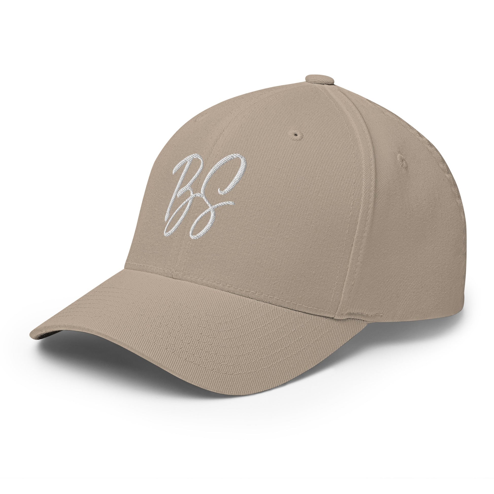 Black Square Golf BS Flexfit Hat - Khaki - S/M