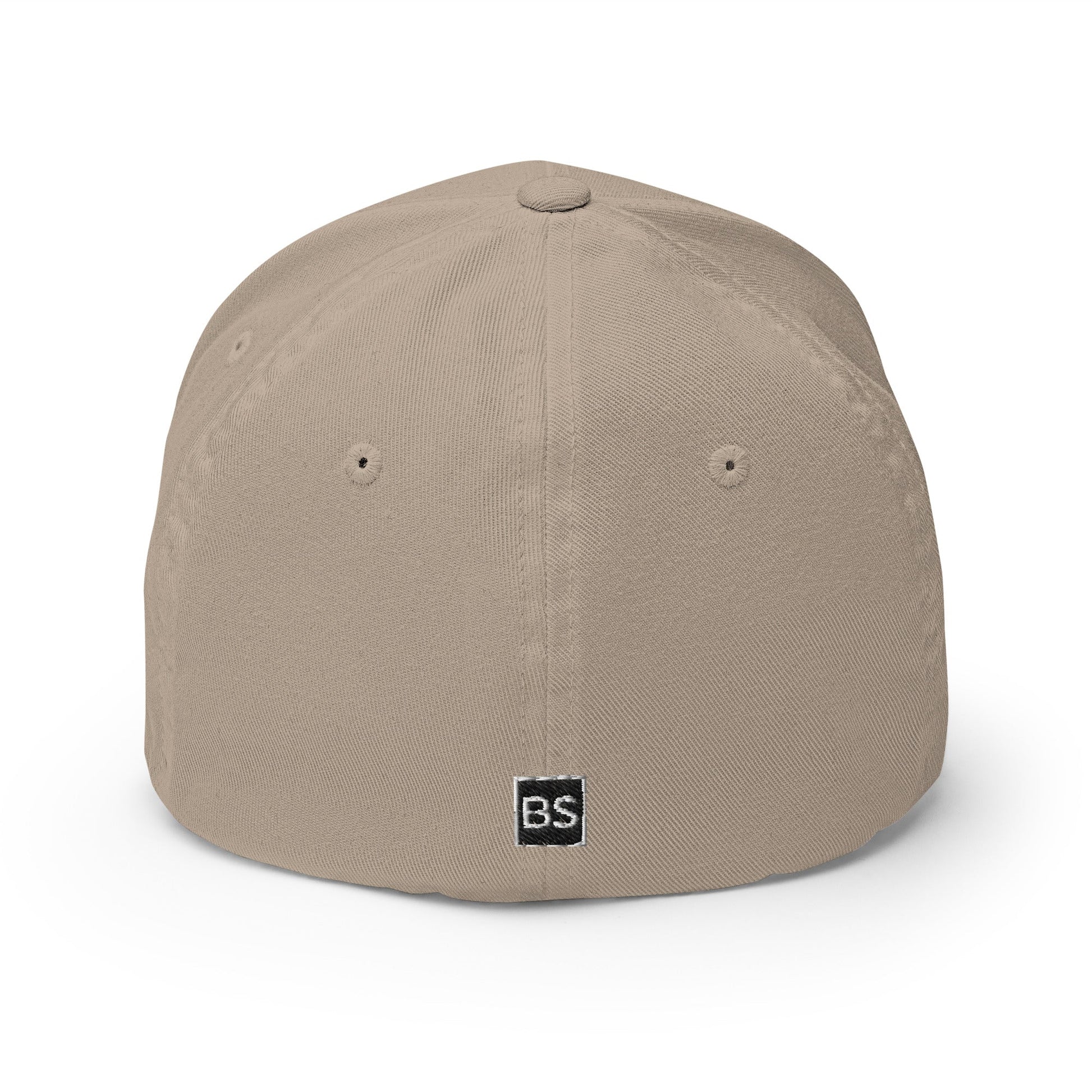 Black Square Golf BS Flexfit Hat - Khaki - S/M
