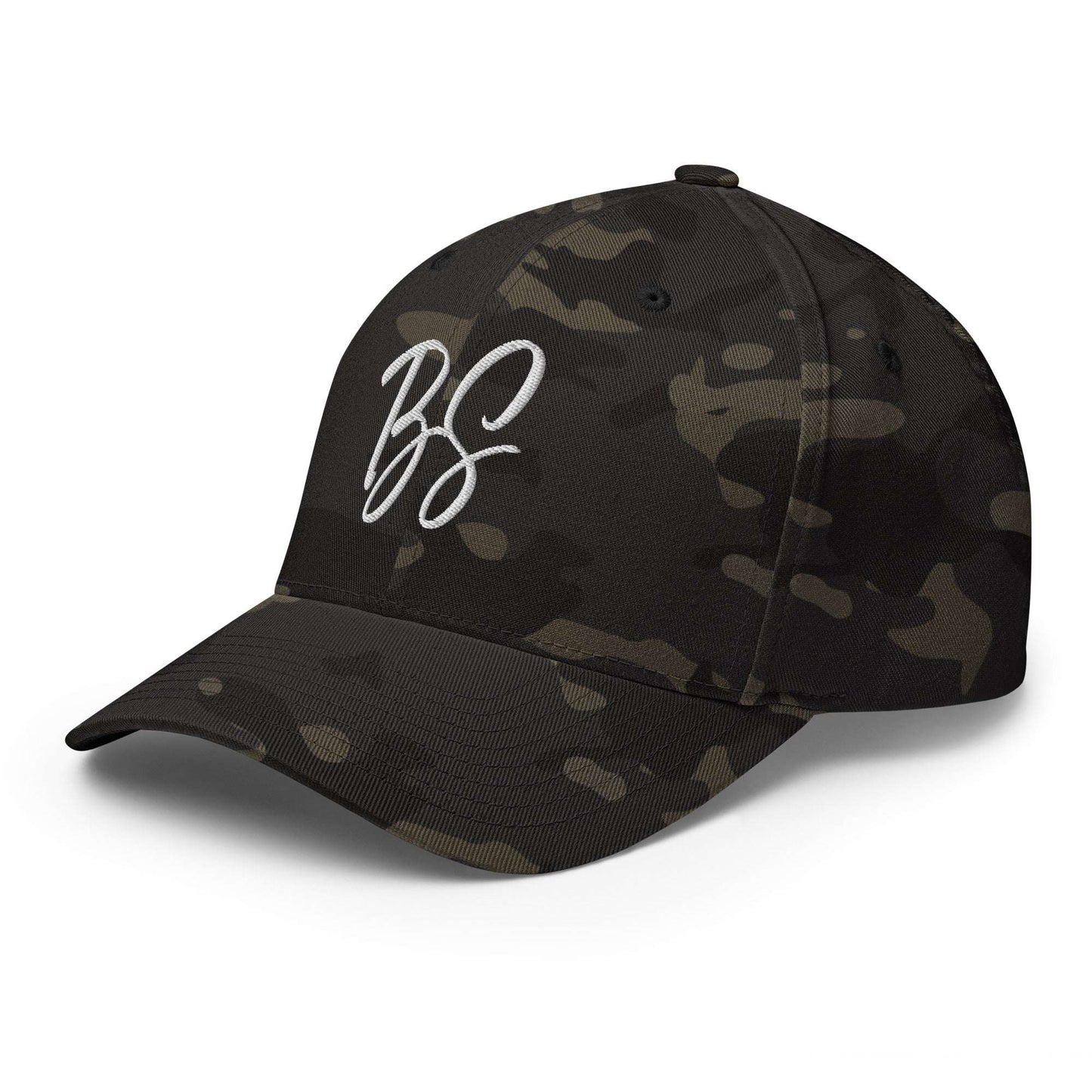 Black Square Golf BS Flexfit Hat - Multicam Black - S/M