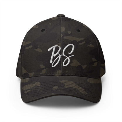 Black Square Golf BS Flexfit Hat - Multicam Black - S/M