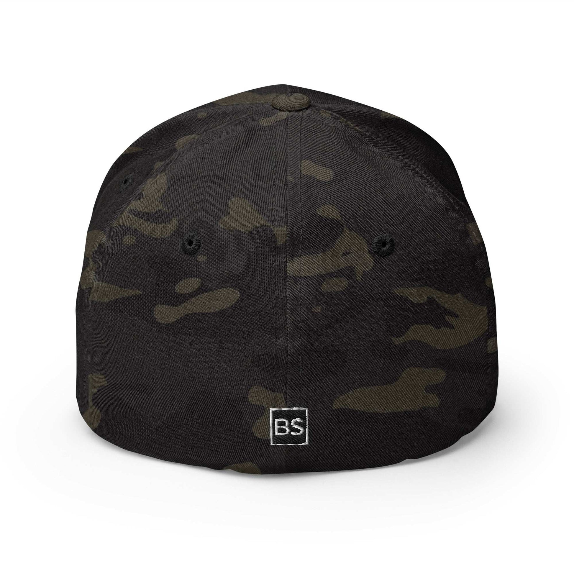 Black Square Golf BS Flexfit Hat - Multicam Black - S/M