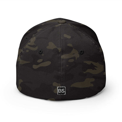 Black Square Golf BS Flexfit Hat - Multicam Black - S/M
