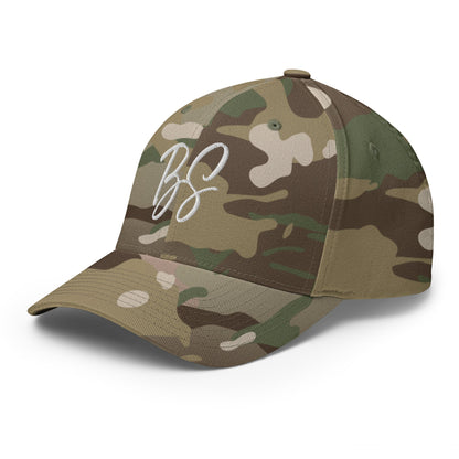 Black Square Golf BS Flexfit Hat - Multicam Green - S/M