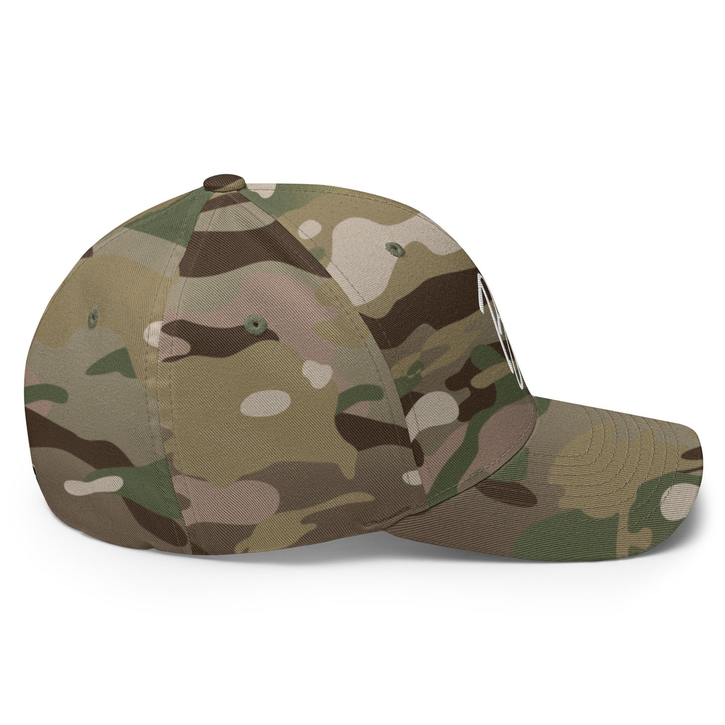 Black Square Golf BS Flexfit Hat - Multicam Green - S/M