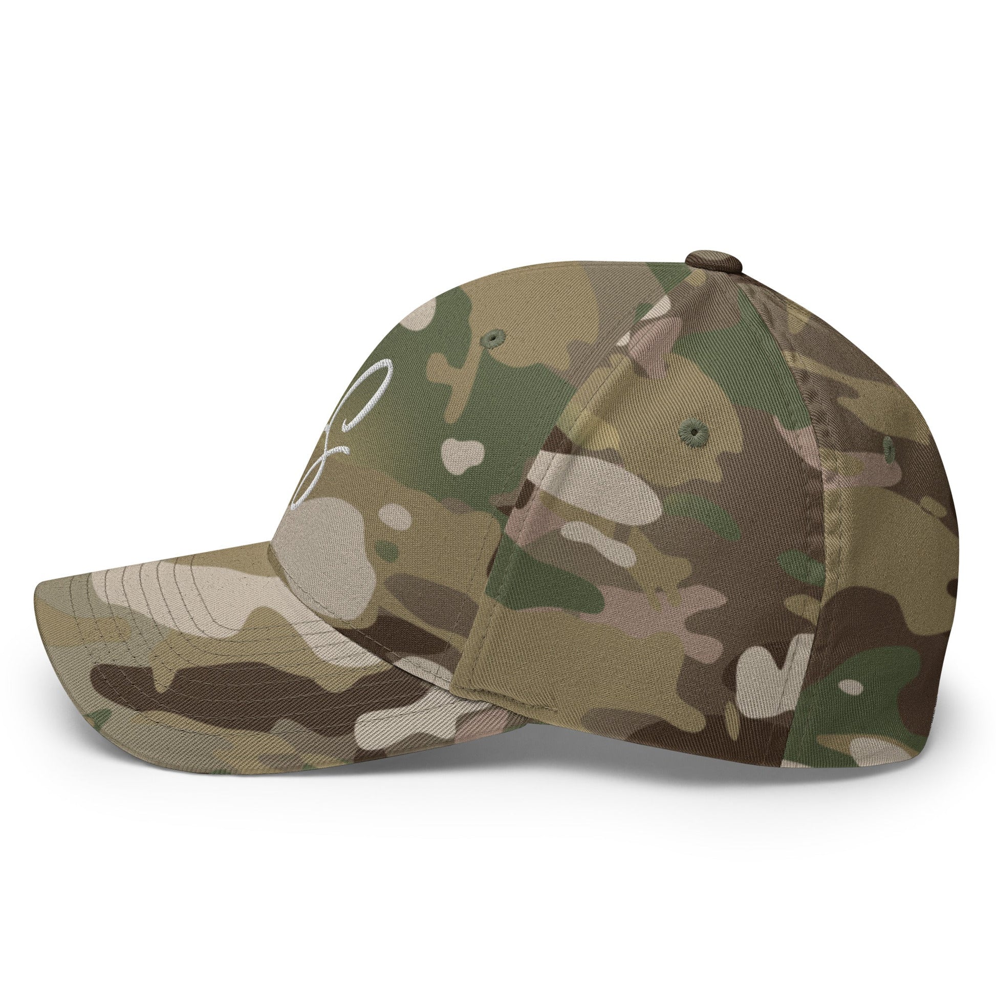 Black Square Golf BS Flexfit Hat - Multicam Green - S/M