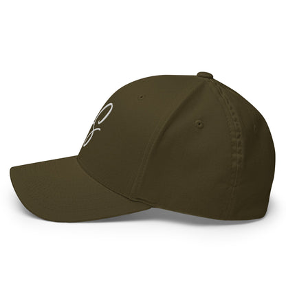 Black Square Golf BS Flexfit Hat - Olive - S/M