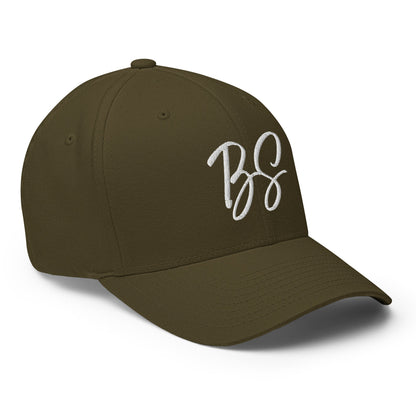 Black Square Golf BS Flexfit Hat - Olive - S/M