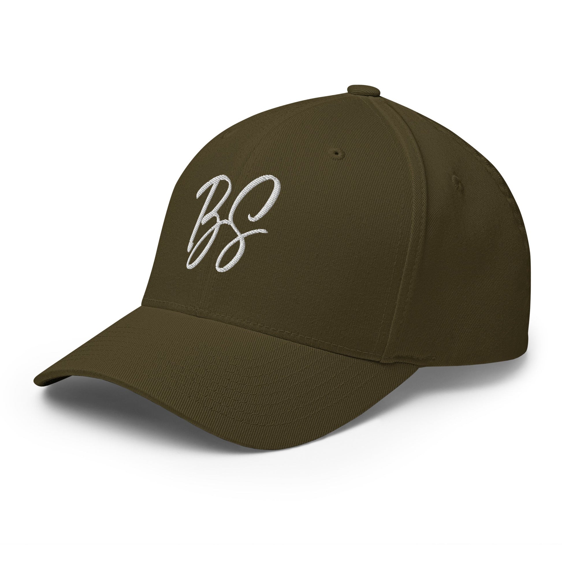 Black Square Golf BS Flexfit Hat - Olive - S/M