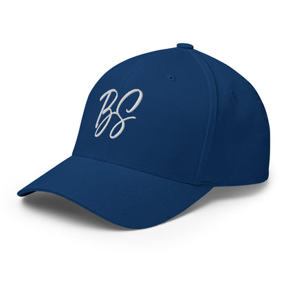 Black Square Golf BS Flexfit Hat - Royal Blue - S/M