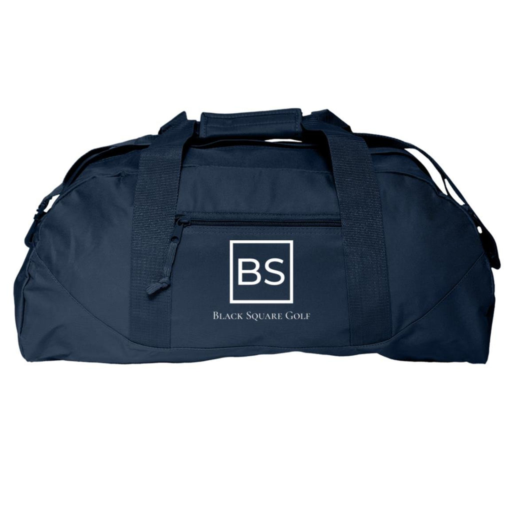 Black Square Golf Game Day Large Square Duffel - Navy - One Size