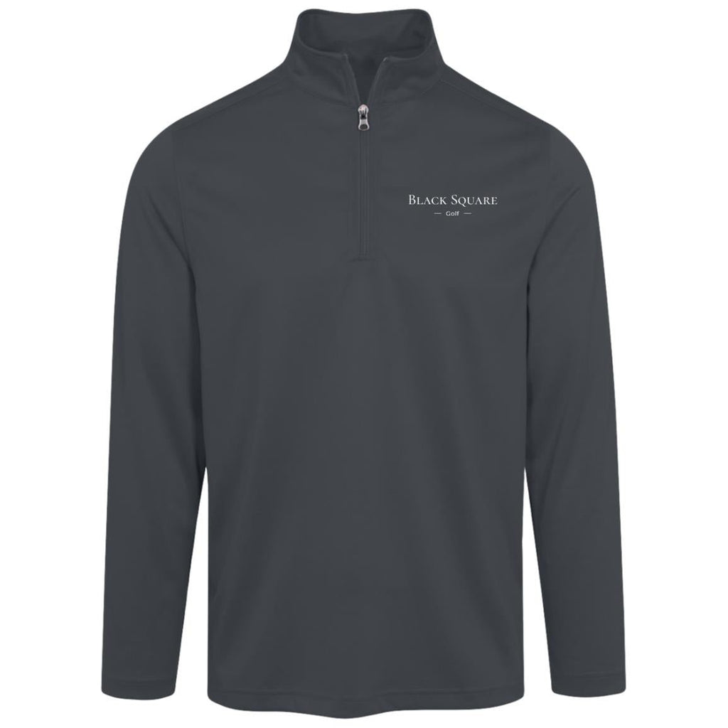 Black Square Golf Men's Advantage Plus Quarter Zip - Dark Charcoal - S