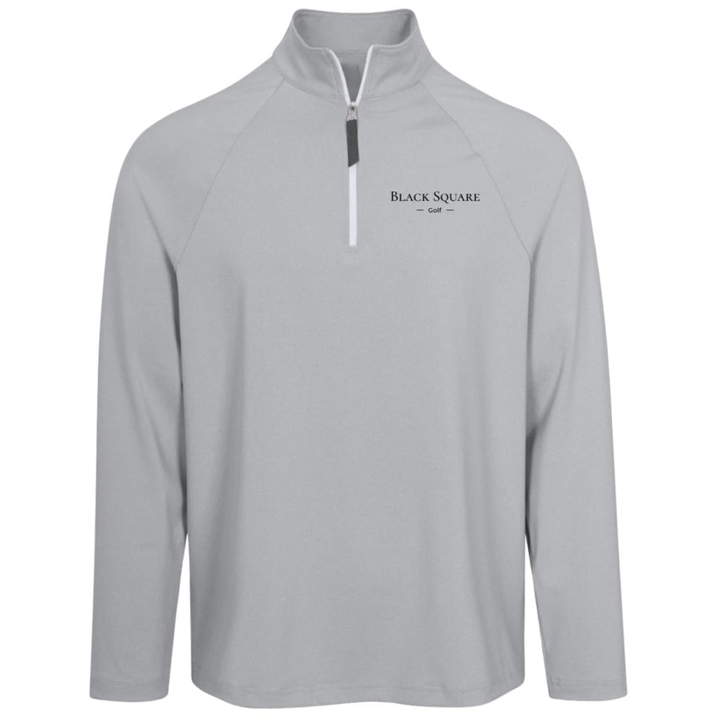 Black Square Golf Men's Clubhouse Quarter Zip - Black - S