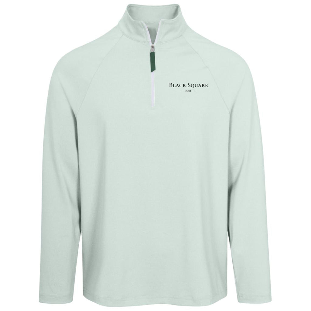 Black Square Golf Men's Clubhouse Quarter Zip - Kelly Green - S