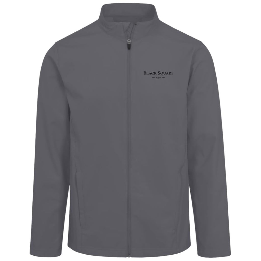 Black Square Golf Men's Leader Soft Shell Jacket - Graphite - S