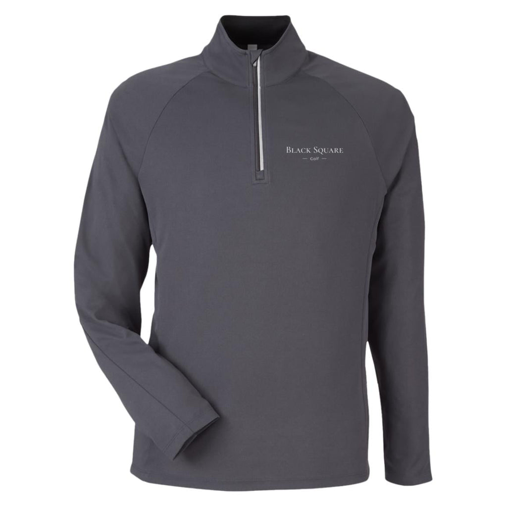 Black Square Golf Men's Origin Pique Quarter Zip - Carbon - S