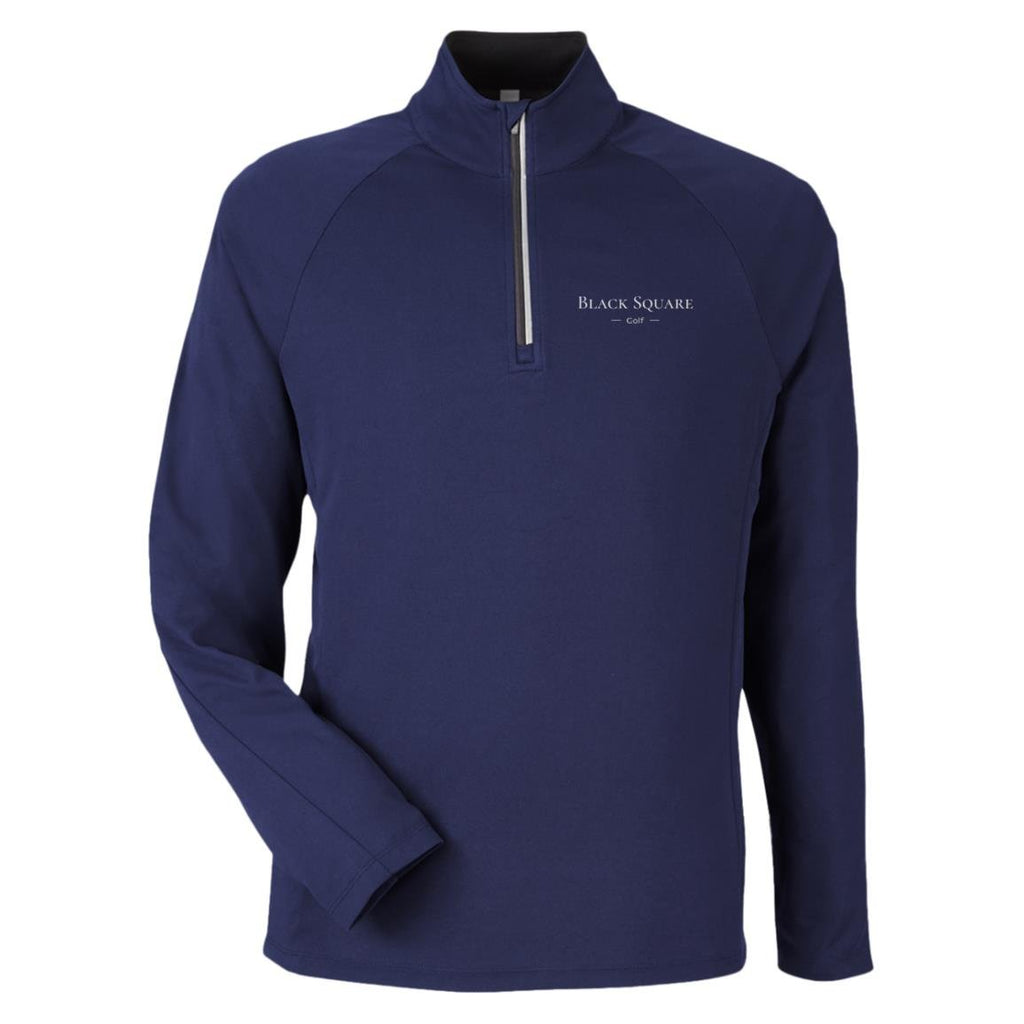 Black Square Golf Men's Origin Pique Quarter Zip - Classic Navy - S