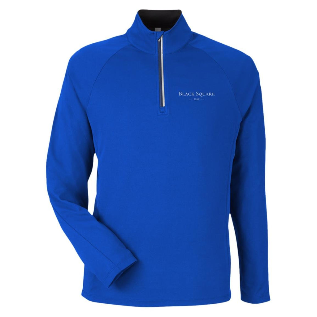 Black Square Golf Men's Origin Pique Quarter Zip - True Royal - S