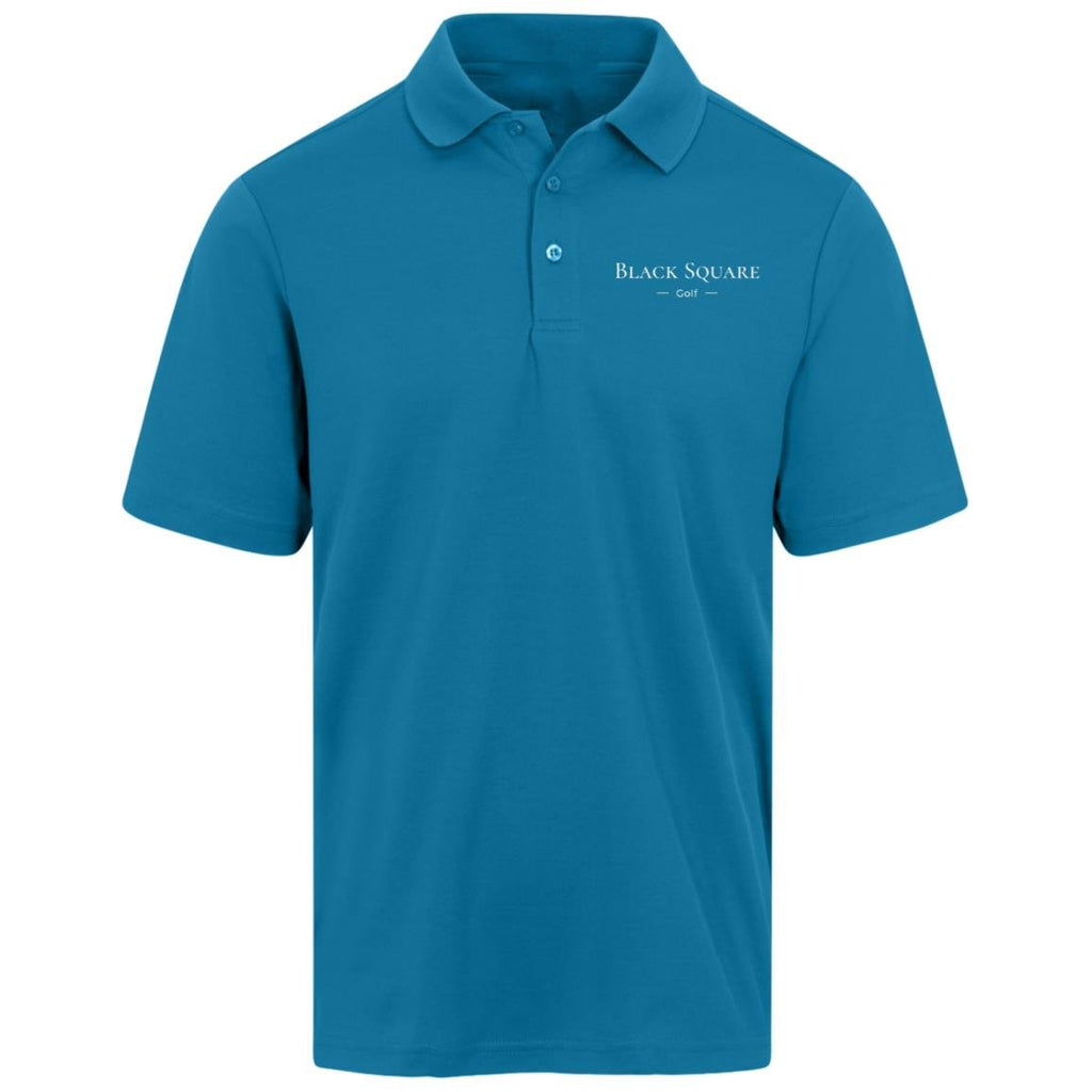 Black Square Golf Men's Plaited Golf Polo - Dark Teal - S