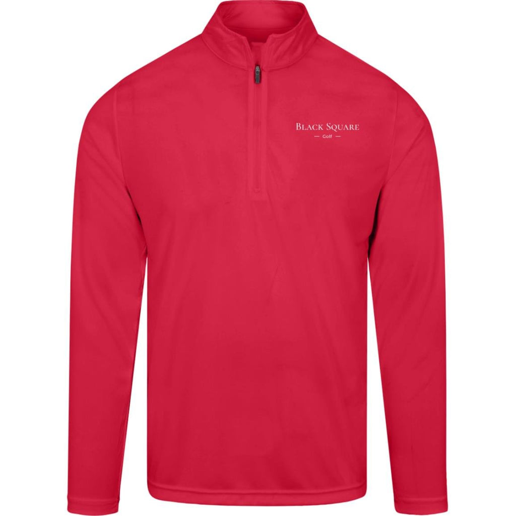 Black Square Golf Men's Zone Quarter Zip - Red - S