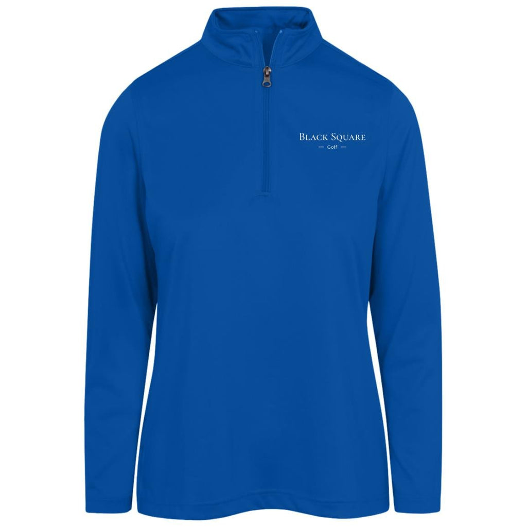 Black Square Golf Women's Advantage Plus Quarter Zip - True Royal - X - Small