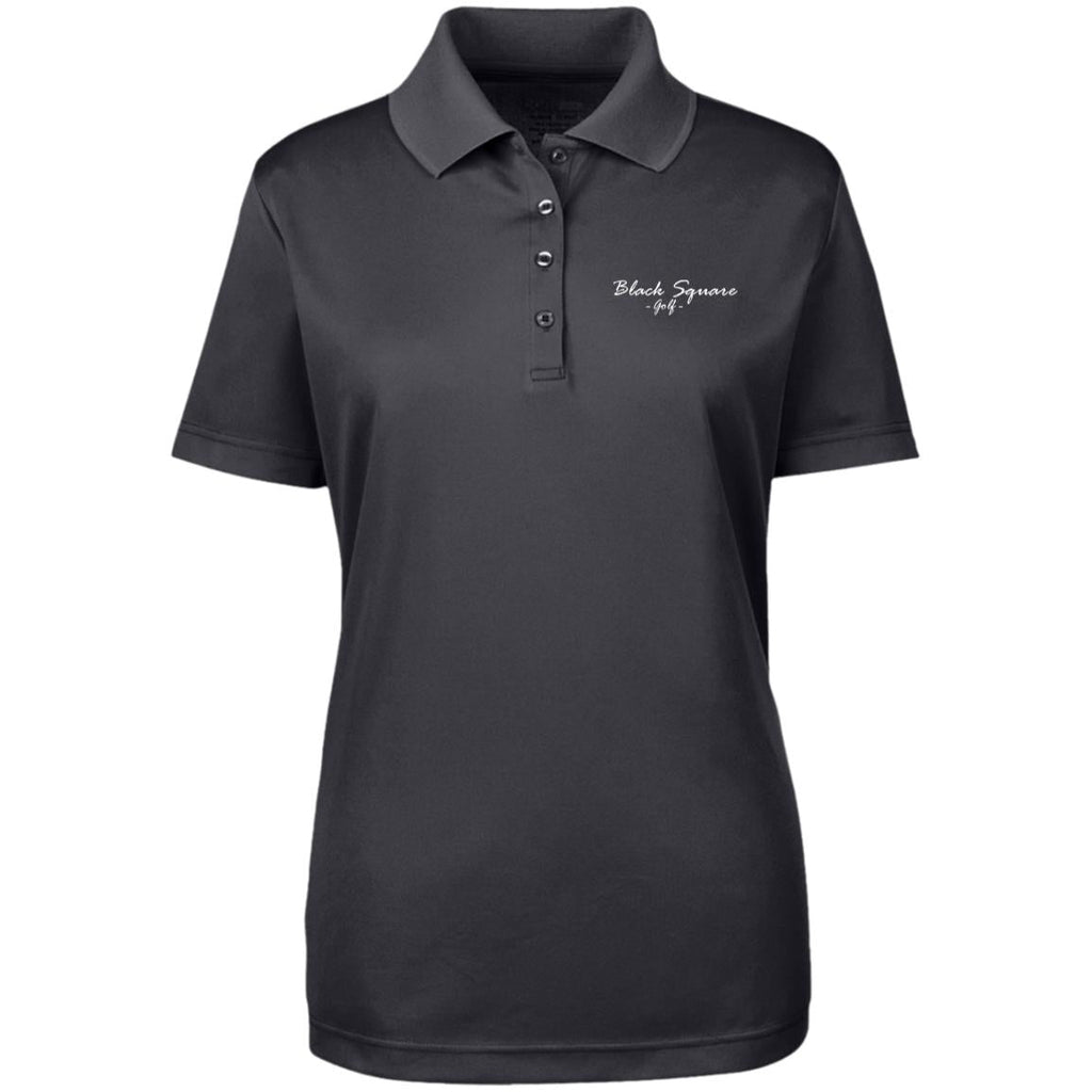 Black Square Golf Women's Origin Pique Polo - Carbon - X - Small