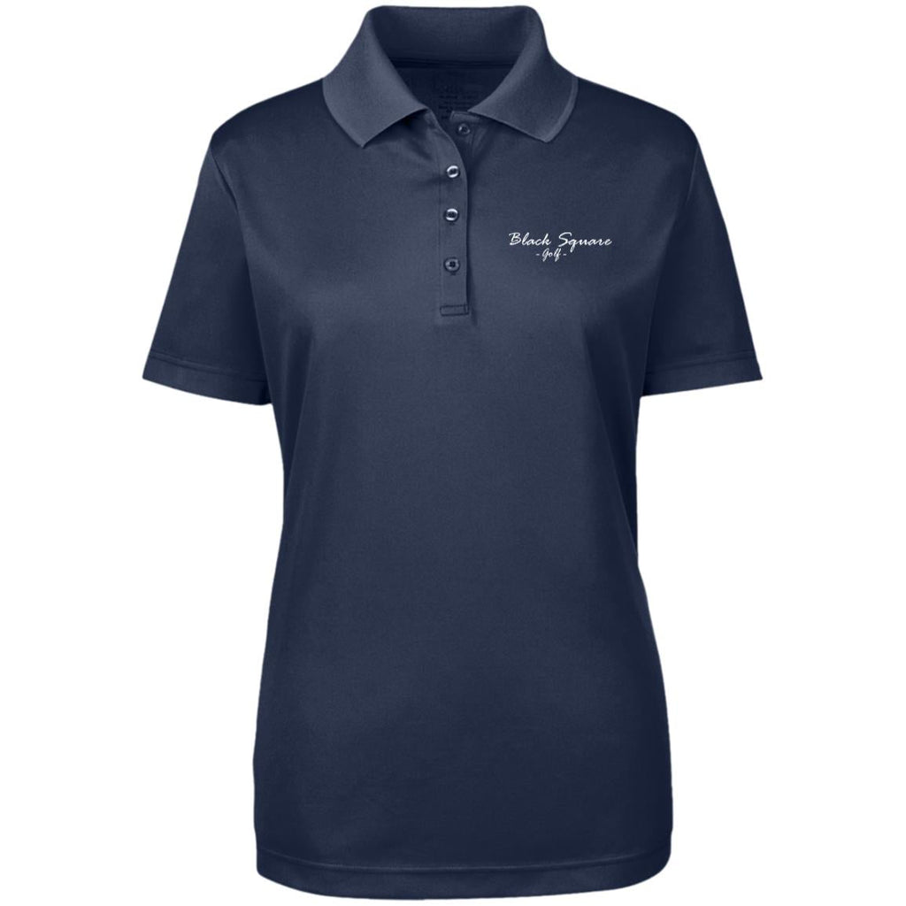 Black Square Golf Women's Origin Pique Polo - Classic Navy - X - Small