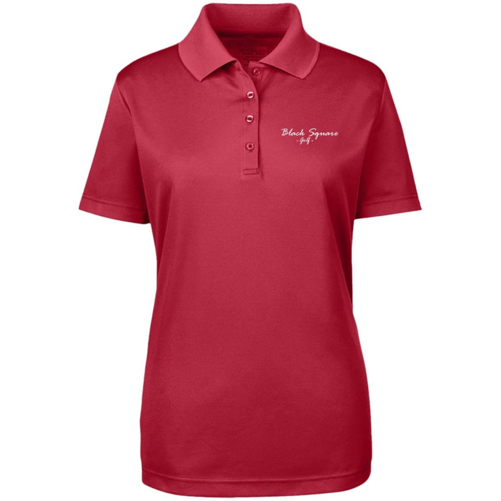 Black Square Golf Women's Origin Pique Polo - Classic Red - X - Small