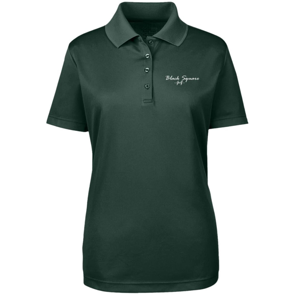 Black Square Golf Women's Origin Pique Polo - Forest - X - Small