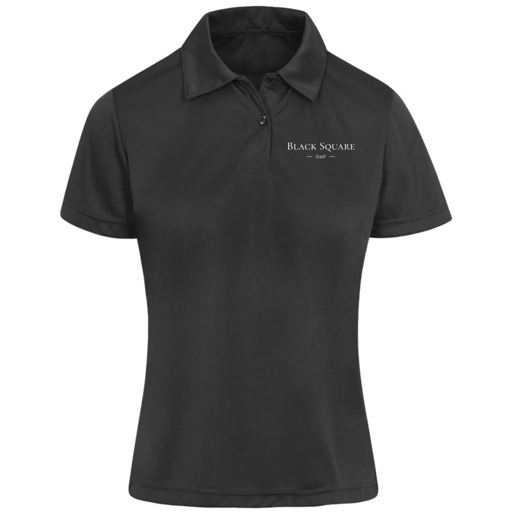 Black Square Golf Women's Zone Golf Polo - Black - X - Small