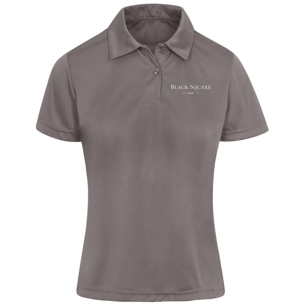 Black Square Golf Women's Zone Golf Polo - Graphite - X - Small