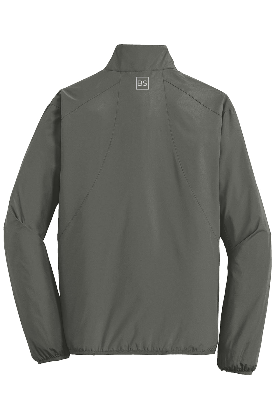 Black Square Golf Zephyr Full Zip Jacket - Grey Steel - xs