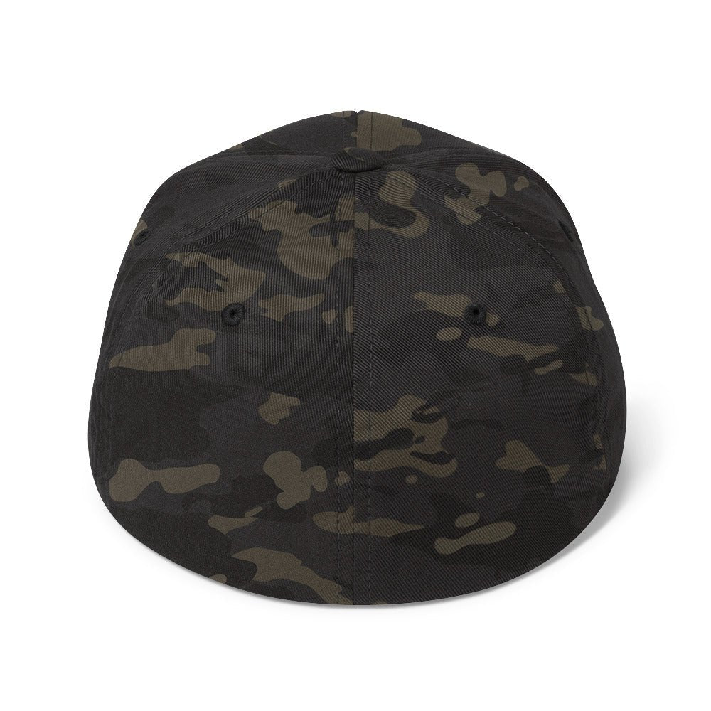 Black Square Ops Camo Flextfit - Multicam Black - S/M