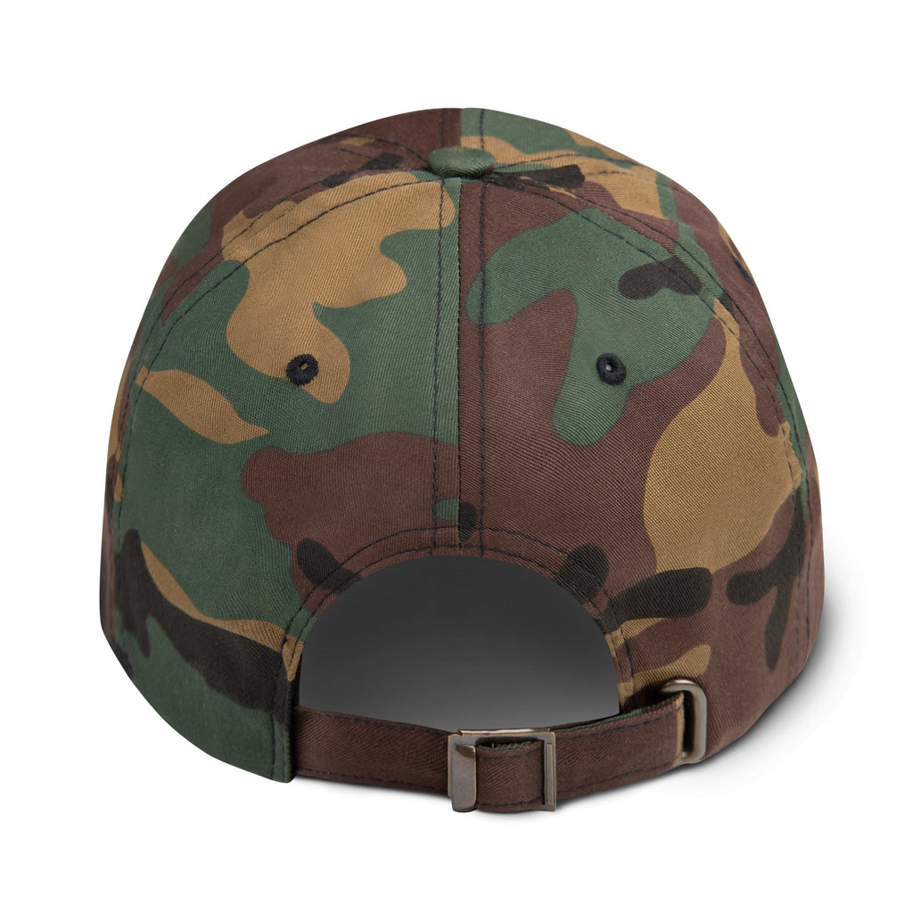 Black Square Ops Flag Camo Golf Hat - 