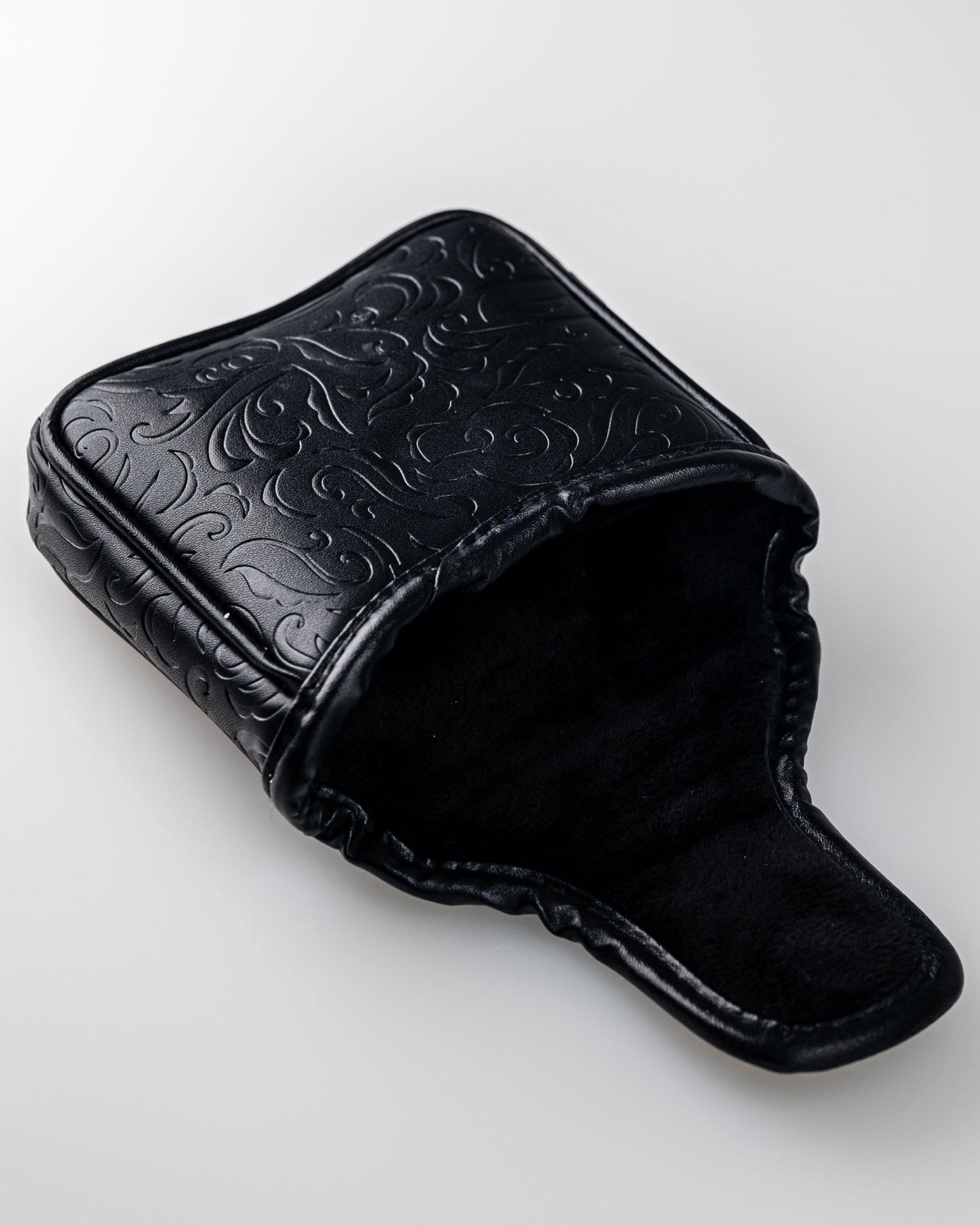 Black/Gold Ace of Spades - Mallet Putter Cover - Pins and Aces