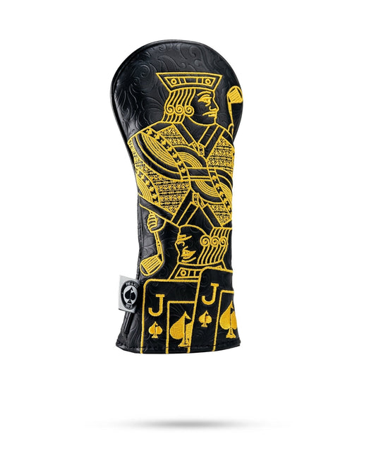 Black/Gold Jack of Spades - Hybrid Cover - Pins and Aces