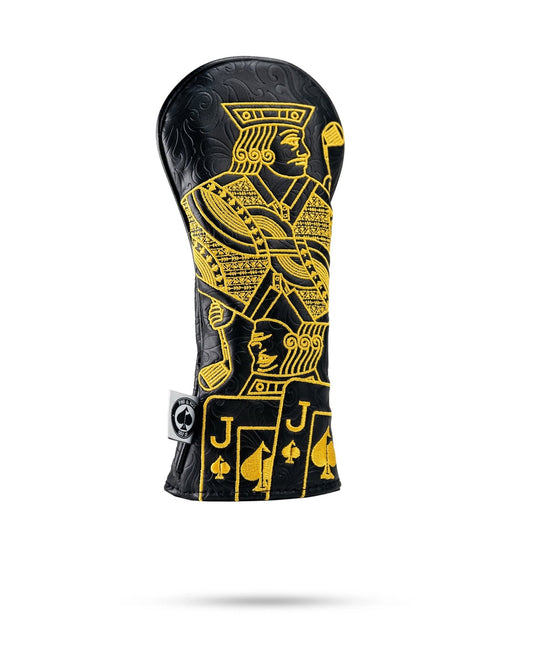 Black/Gold Jack of Spades - Hybrid Cover - Pins and Aces