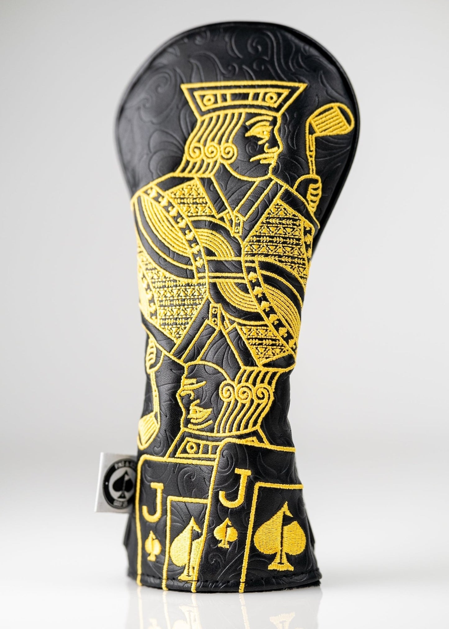 Black/Gold Jack of Spades - Hybrid Cover - Pins and Aces