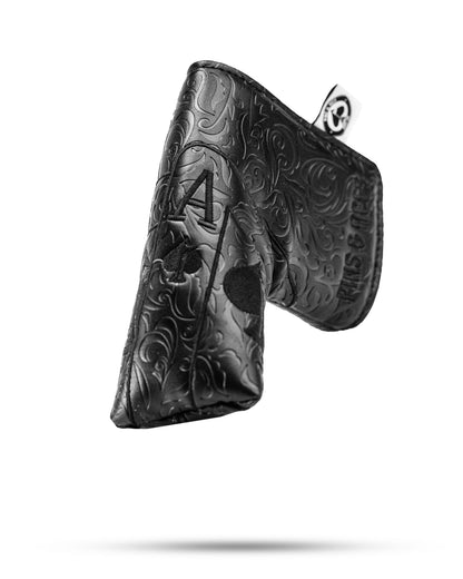 Blackout Ace of Spades - Blade Putter Cover - Pins and Aces