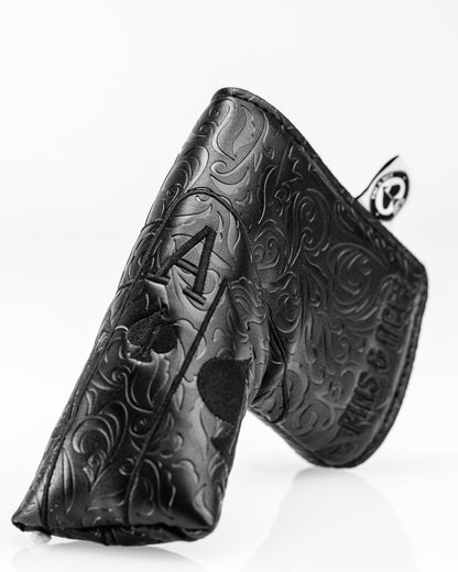 Blackout Ace of Spades - Blade Putter Cover - Pins and Aces