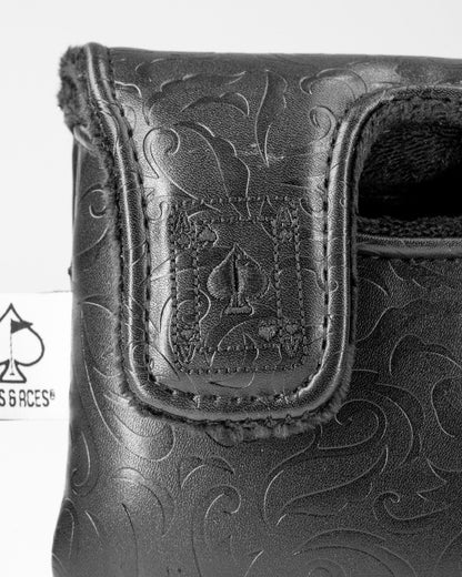 Blackout Ace of Spades - Center Shaft Mallet Putter Cover - Pins and Aces