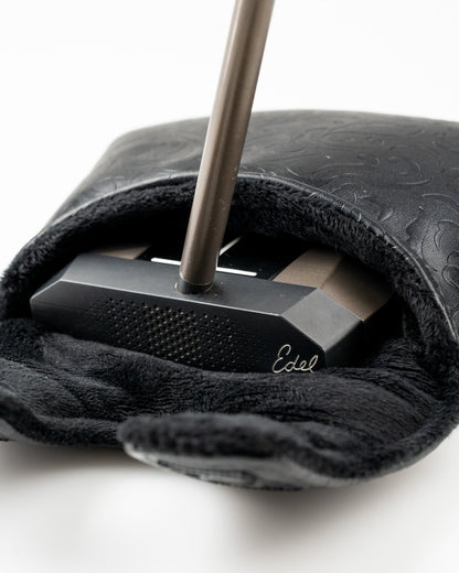 Blackout Ace of Spades - Center Shaft Mallet Putter Cover - Pins and Aces