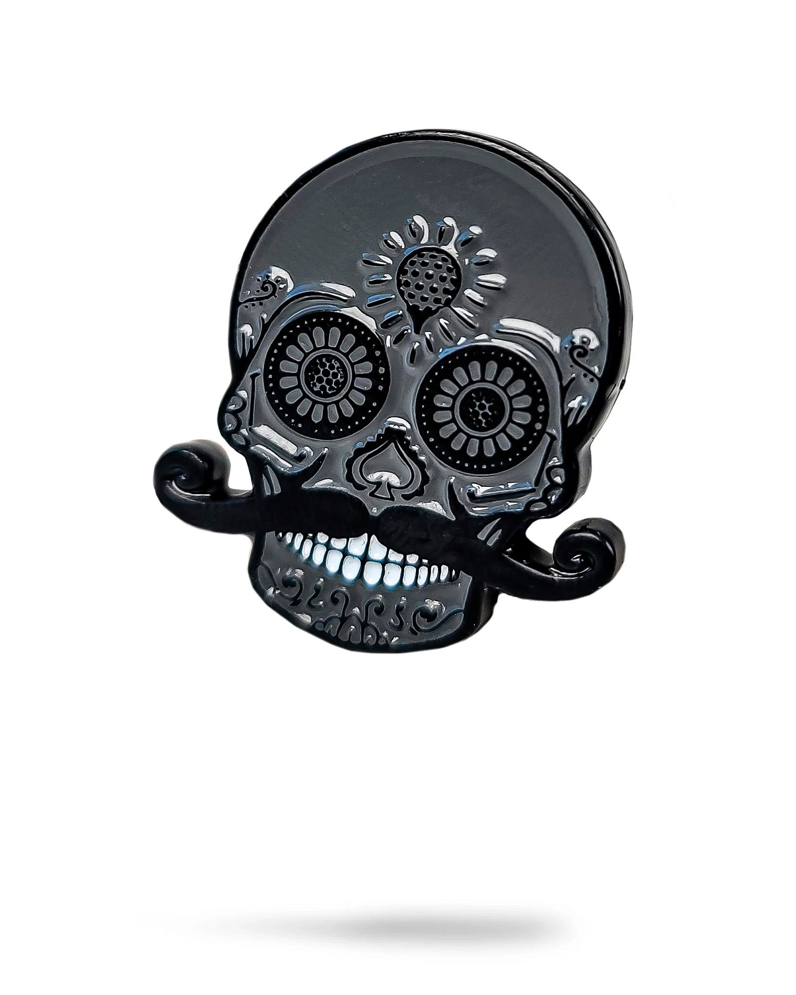 Blackout Sugar Skull Ball Marker - Pins and Aces