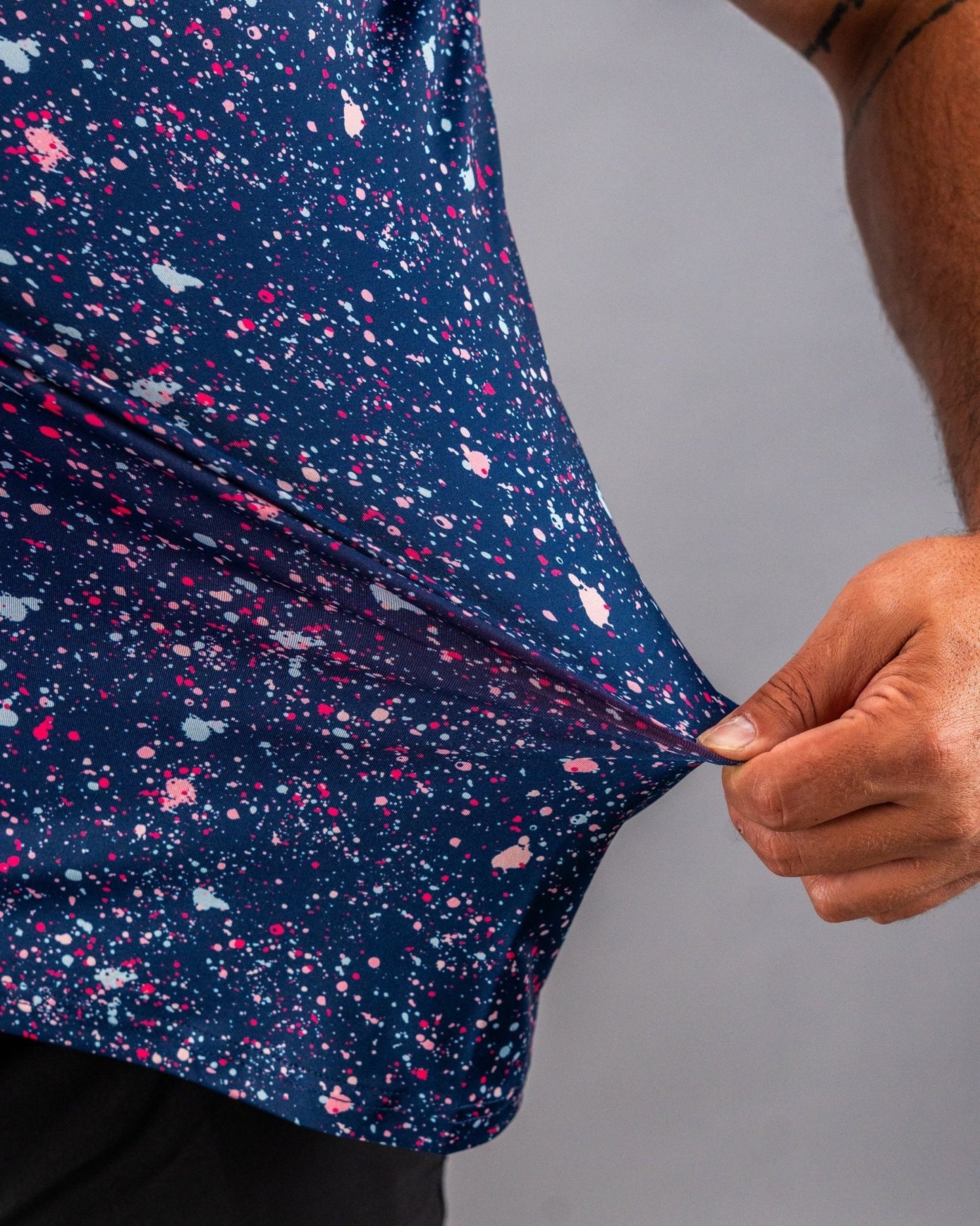 Blue Splatter - Pins and Aces