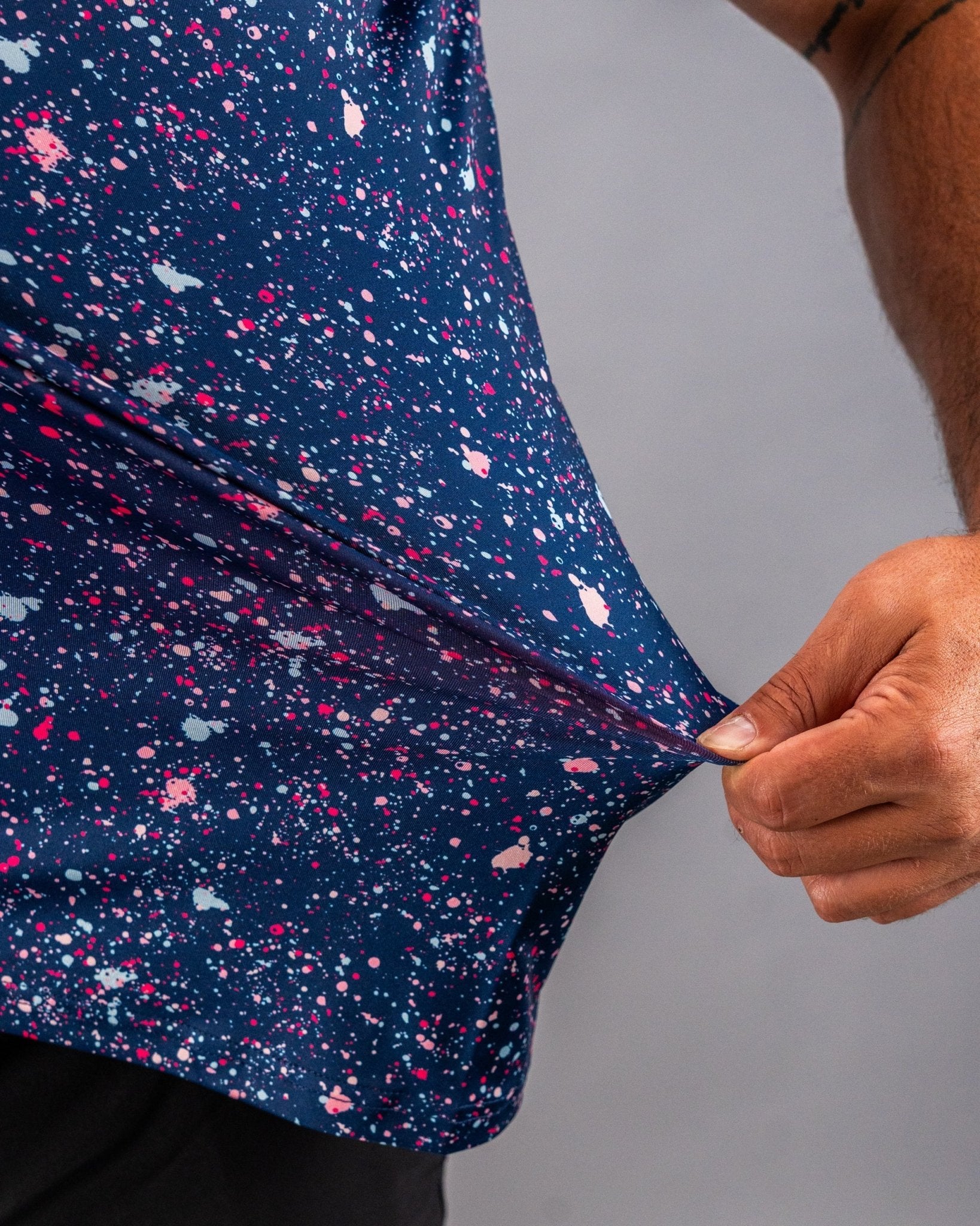 Blue Splatter - Pins and Aces