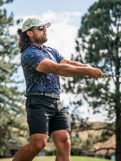 Blue Splatter - Pins and Aces