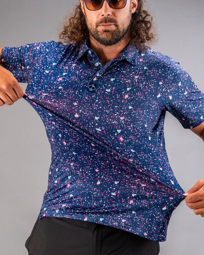Blue Splatter - Pins and Aces