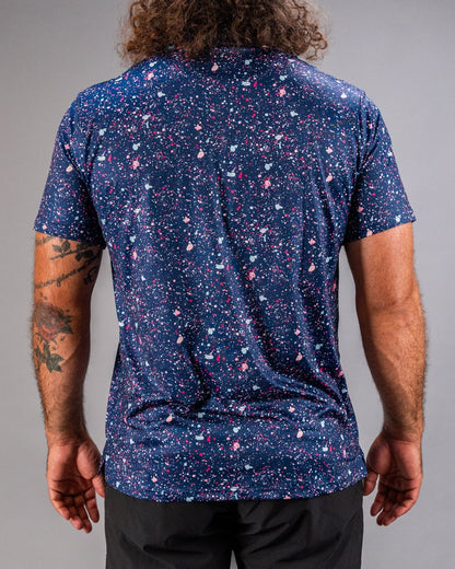 Blue Splatter - Pins and Aces