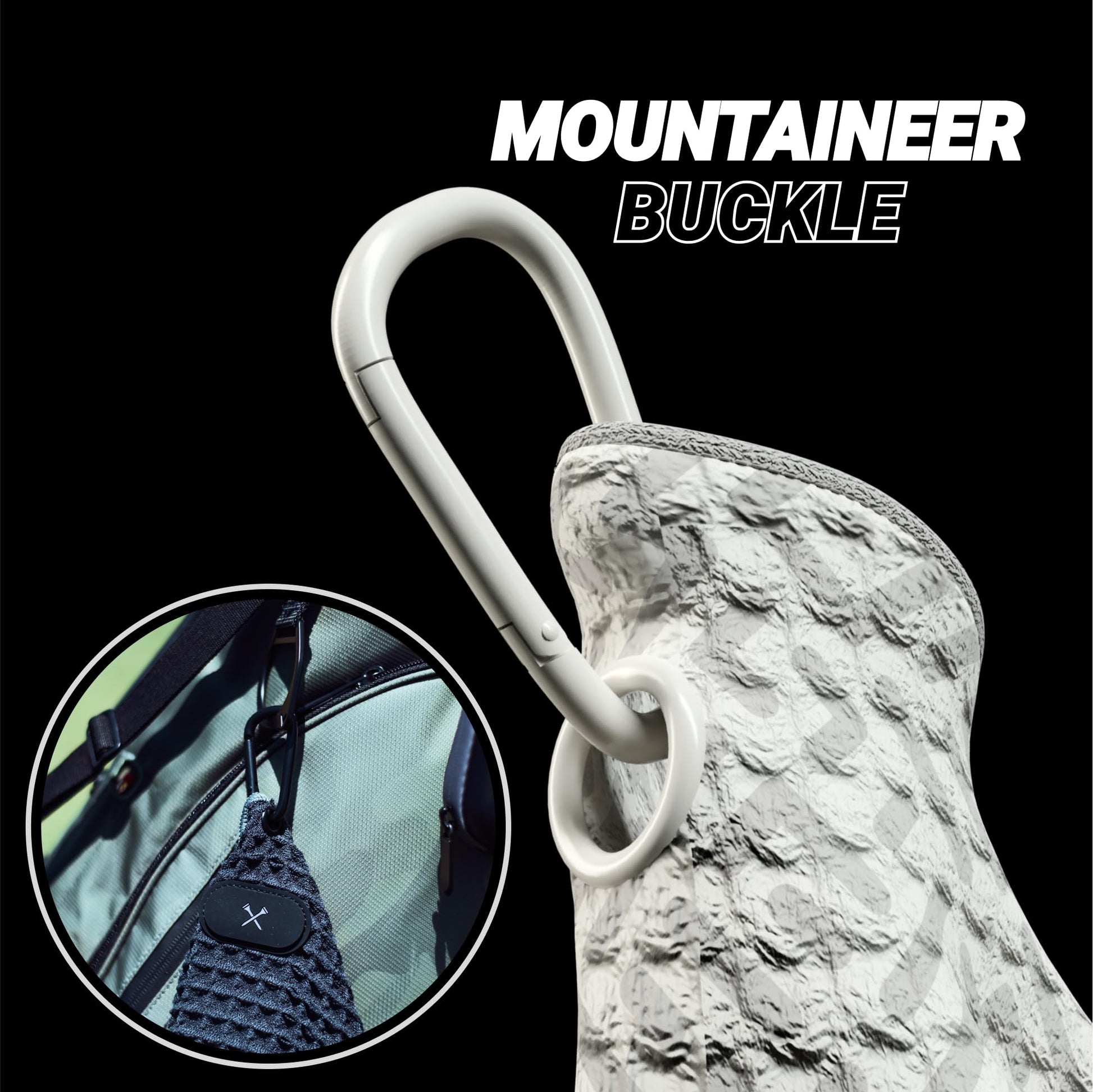 Blue Tees Golf Premium Magnetic Towel - Caddy Towel 18x36" - White