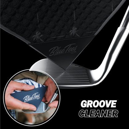 Blue Tees Golf Premium Magnetic Towel - Caddy Towel 18x36" - White